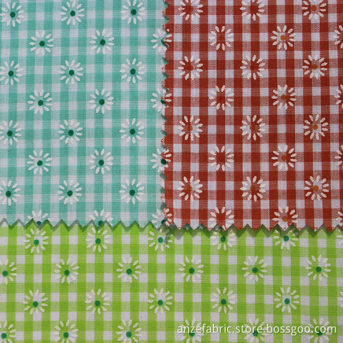 100 cotton lining yarn dyed check shirting fabrics